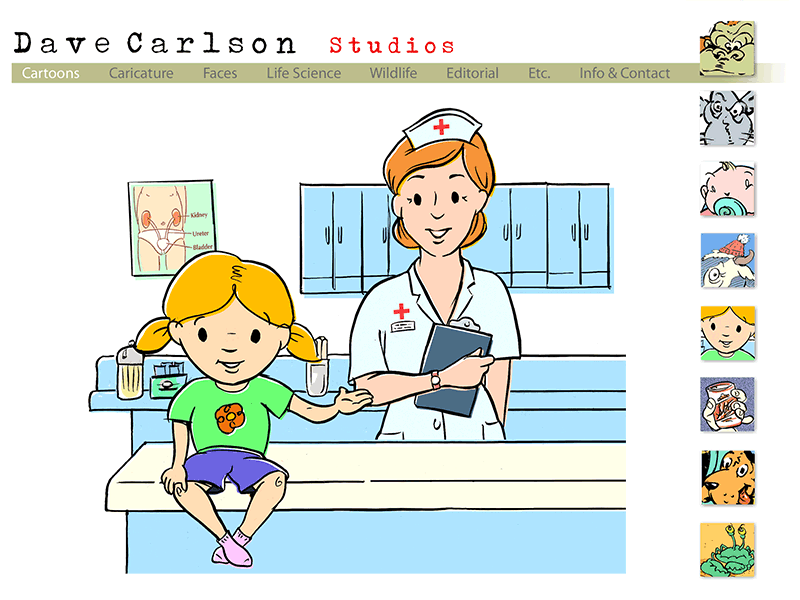 pediatric nurse cartoon